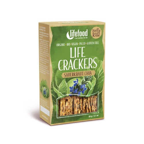 Lifefood Crackers choucroute s.gluten bio & raw 90g
